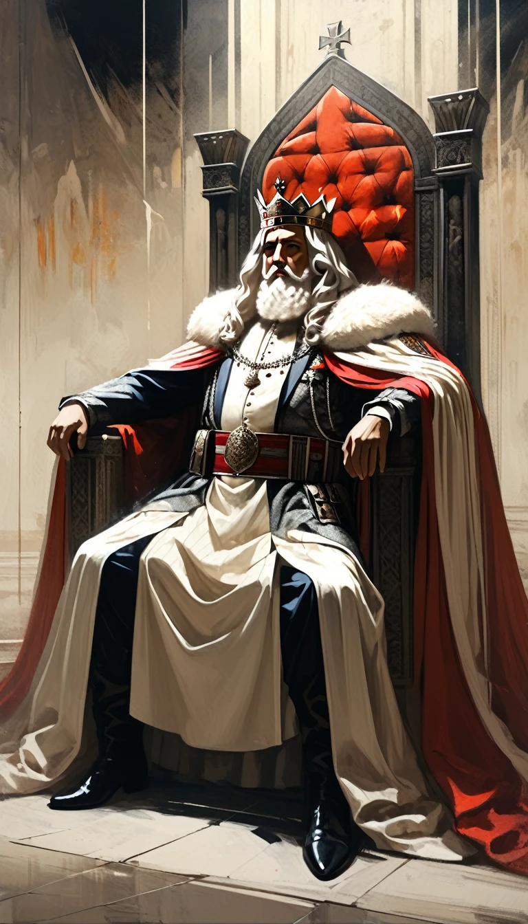 Sam Spratt Style - Realistic Style,  An image illustrating King Herod ruling only in Judah, symbolizing the division of the kingdom, ultra detaild, ultra detaild background, 8k