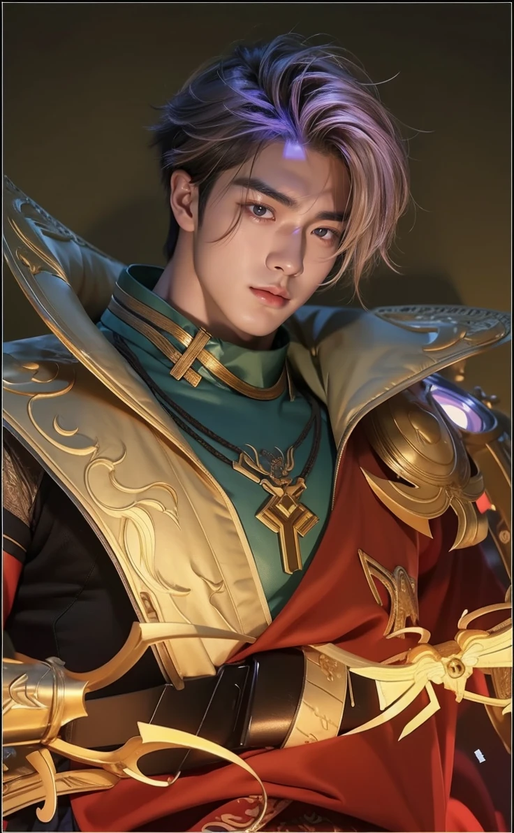 Korean, leotard , bulge , whole body , realistic handsome Korean face , natural muscles , beardless face、masterpiece、A high resolution、hyperrealism、detailed face、solo、a men、glowing skin、(Asian)、(young、teenager)、Handsome、detailed background、Handsome