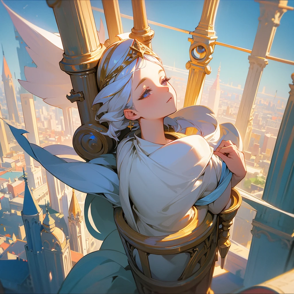 A very beautiful city, with celestial aesthetics.
