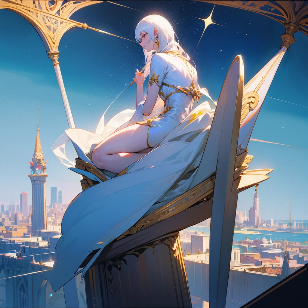 A very beautiful city, with celestial aesthetics.