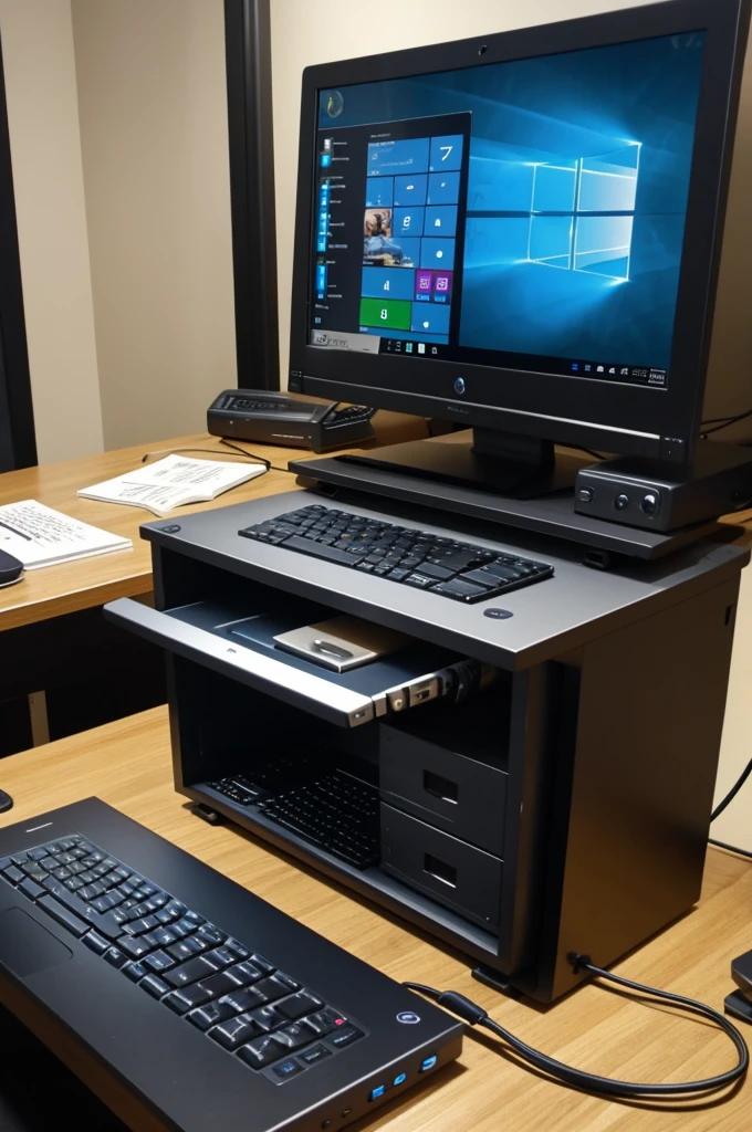 Man used cpu desktop
