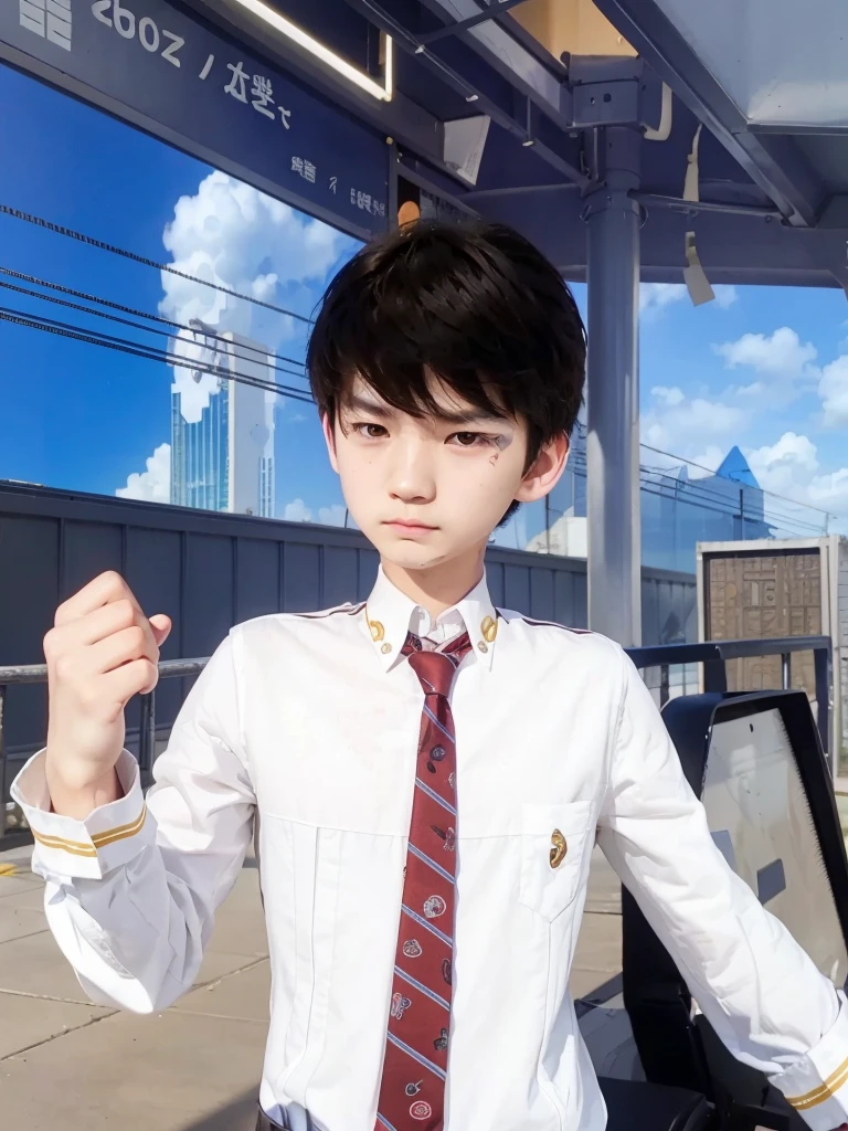 Handsome boy、16 age, Top image quality、BEST Quality、japan face, angry face, korean boy hair style, 