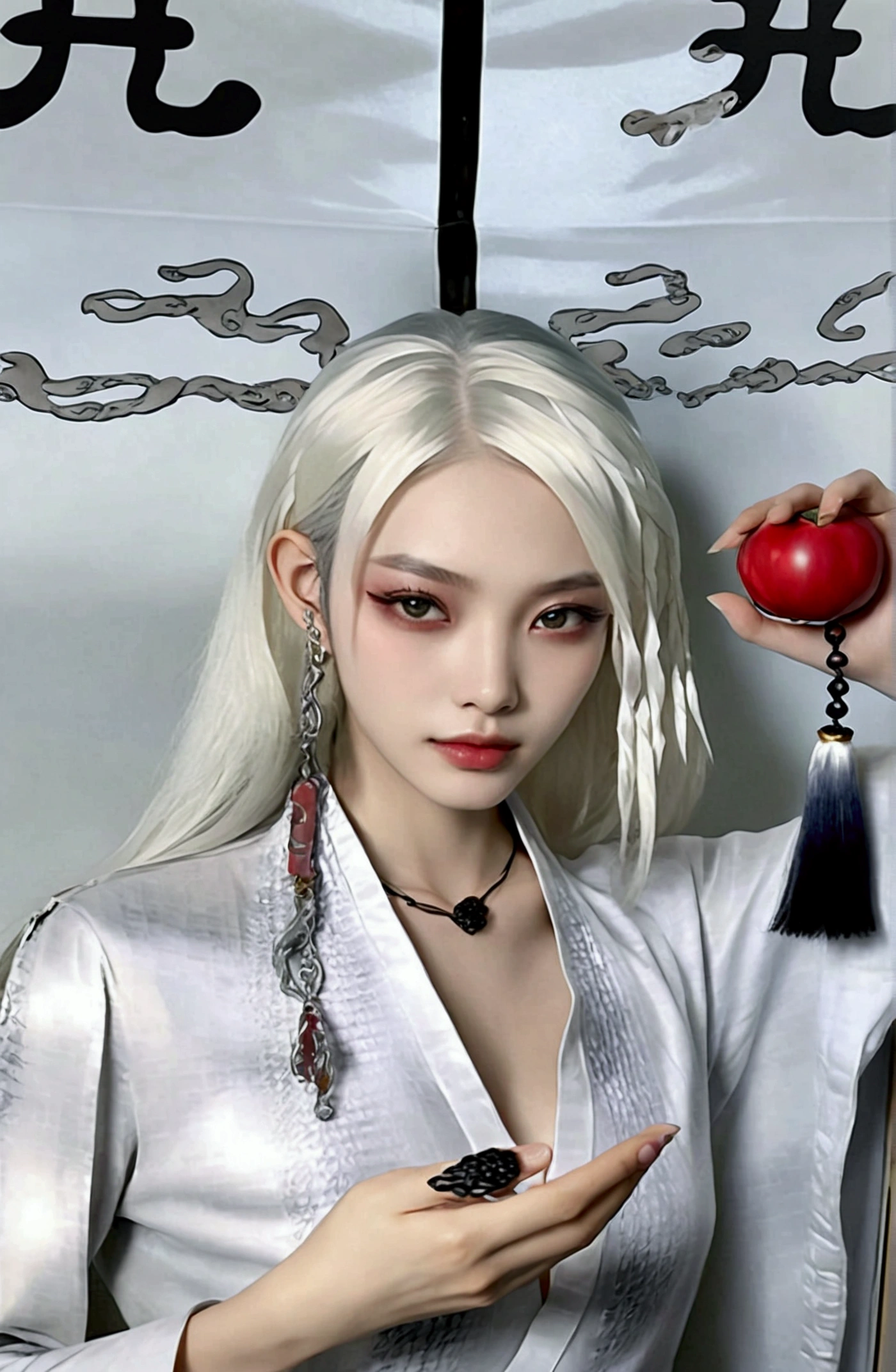 Korean beautiful vampire girl book cover