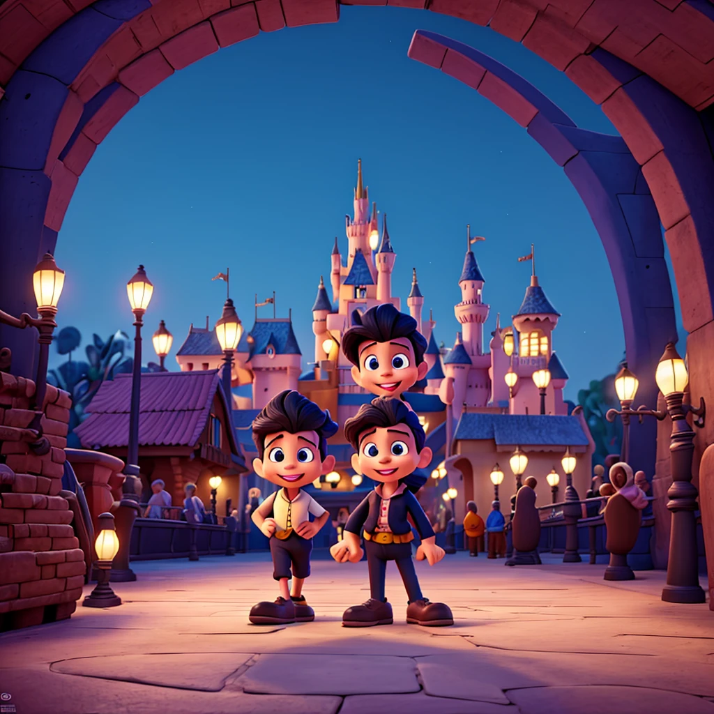Disney cartoon style tenebrio.