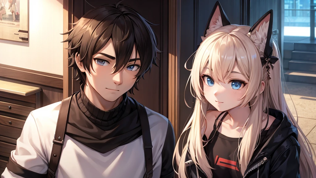 there should be both a guy and a girl in the picture