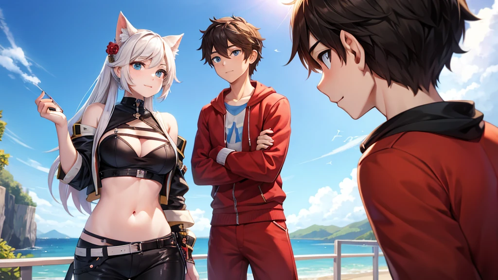 there should be both a guy and a girl in the picture