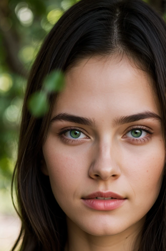 Photo portrait,bionde,green eyes,ultra realiste 4k
