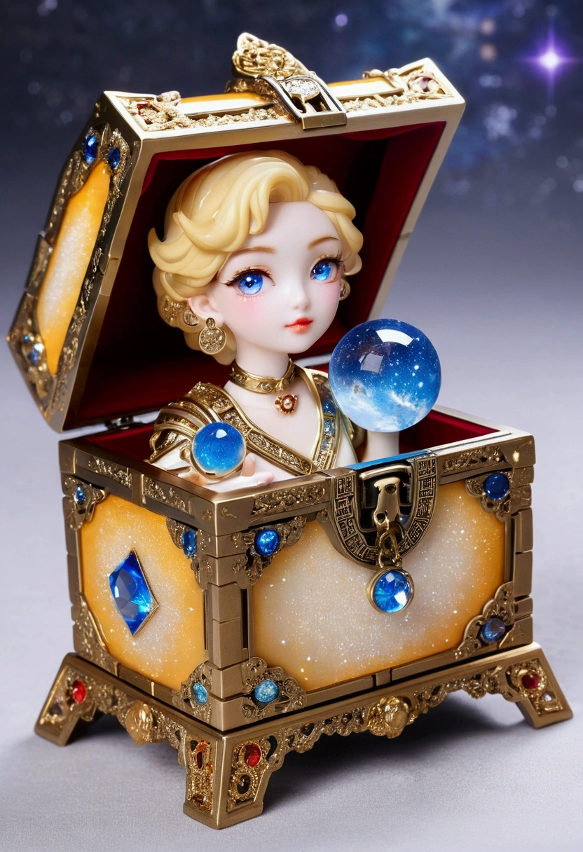Space Treasure Chest　　milky way　Wacky accessories　Magical Taoist　crystallization　elegant　Clear Eyes　blonde　　