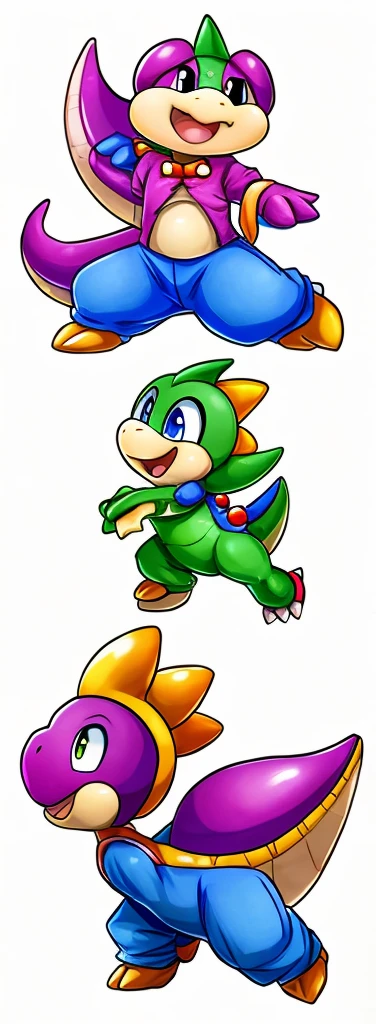 bubble bobble, green scalie, taito,
Bubble dragon,bust a move,
