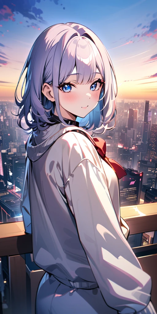 ((Highest quality、masterpiece、Anime Style、Highest quality、High resolution、8k、detailed、ultra-detailed:1.3))、Long legs、Sharp focus:1.2, Beautiful woman with perfect figure:1.4、(smile:1.2), double eyelid、30-year-old woman、Sexy pose、((((Shut your mouth.、One Woman、ワンピース:1.5)))),The background is tokyo