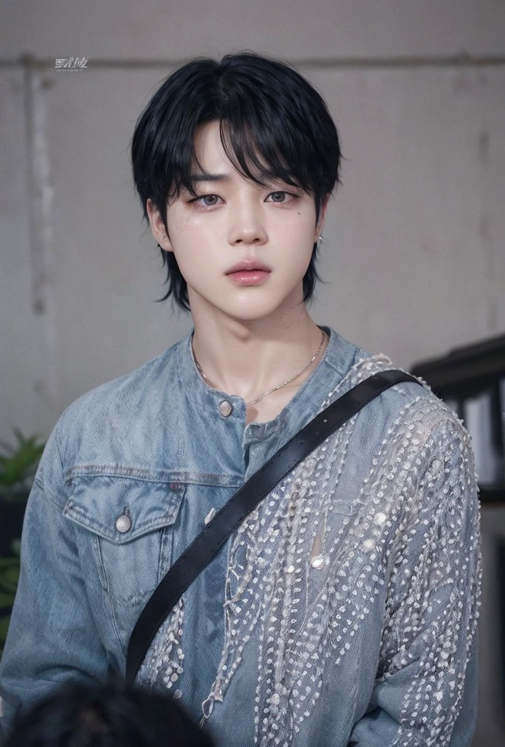 Jimin bts, parl jimin group bts. Bblack hair, peach skin and fox eyes, black dark locks, masculine face, fleshy lips 