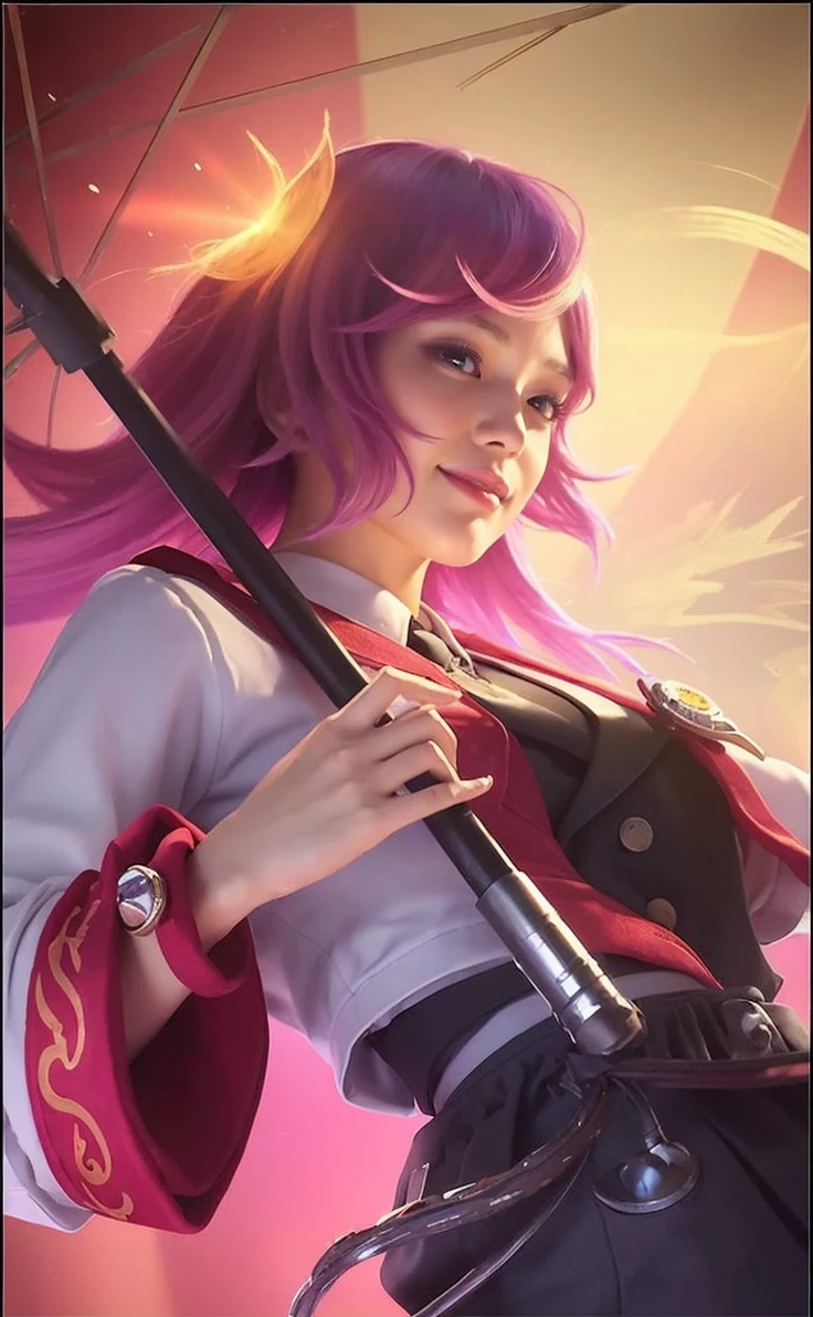 ((Top Quality, 8k, Masterpiece: 1.3)), 1 woman, Beautiful girl with slender abs: 1.3, (Hairstyle random, big: 1.2), Plain clothes: 1.2, Indoor, Ultra detailed face, Detailed eyes, Double eyelids, Brown hair, College student, Smile, Bewitching