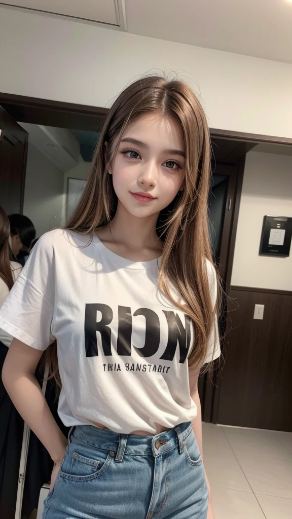 Larissa Manoela is an actress, Brazilian singer and digital influencer known for her youthful and captivating appearance. Here is a detailed description of its appearance:

**muka:**
- **format:** muka oval com feições suaves.
- **Skinned:** Skinned clara e bem cuidada, with a uniform tone.
- **eyeballs:** eyeballs grandes e castanhos claros, which are often highlighted with soft makeup, including shade, eyeliner and mascara.
- **nase:** nase pequeno e delicado, well proportioned to your face.
- **gura:** full and well-defined lips, often highlighted with lipsticks of varying tones, from nude to vibrant red.

**body hair:**
- **Farbe:** Naturally light brown, but it has been seen in different shades, including blonde and redhead.
- **length:** Often wears long hair, but has also adopted medium cuts.
- **styled:** Usually wears straight or slightly wavy hair, giving a young and modern look.

**Farbepo:**
- **Height:** approximately 1,53 meters.
- **Constitution:** Slender, well-proportioned silhouette.
- **lo fashion:** styled versátil, often seen wearing clothes that reflect the latest fashion trends, like short dresses, torn jeans, tops cropped, and chic casual sets. At formal events, opt for glamorous and elegant dresses.

**Outstanding features:**
- **expression:** Facial expressions that are often happy and vivacious, with a captivating smile that conveys friendliness and charisma.
- **presence:** A youthful and energetic presence, reflecting his successful career since childhood.

Larissa Manoela combines a modern and stylish look with a charismatic and cheerful presence, making her an influential and beloved figure in the Brazilian entertainment scene.