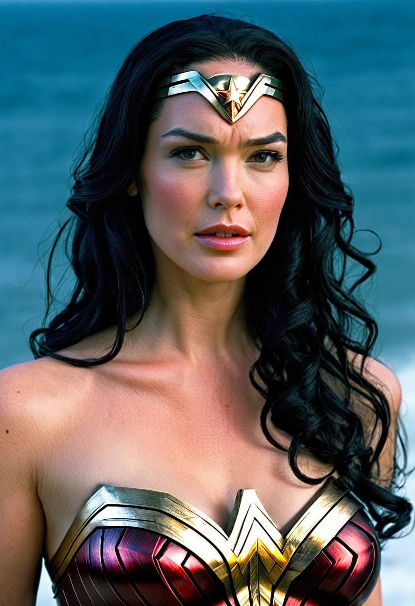 Very close up,(((Diaema wonder woman)))(((wonder woman))),(((Lena Headey))),(((long black hair))),(((With part of his head shaved))),bajo el manto de la Guerrera amazona wonder woman))),(((Front images))),(((Splash color images))),(((Traje Man Of Steel Movie))),(((long black hair))),(((With part of his head shaved))),(((long black hair))),(((Diaema wonder woman))),(((Tiara wonder woman))),(((front face images))),(((Tiara wonder woman))),(((Lena Headey)))