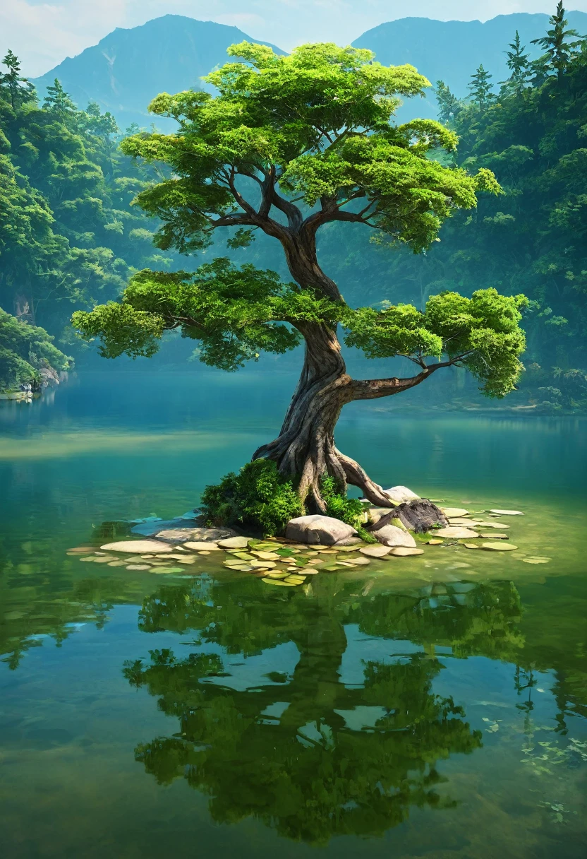  no balance de saia,  , balance, Realistic high quality, Kizi, tree, gram, forest, lake