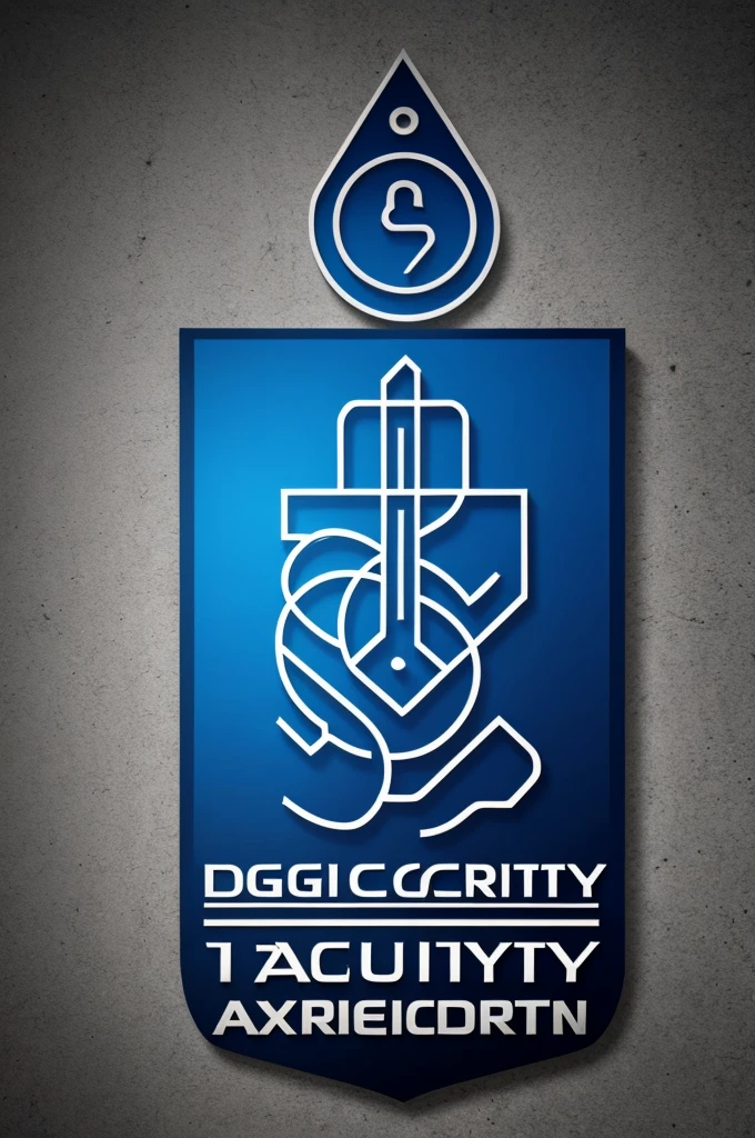 I created a logo for a company called digital Security and with the names of the members Pacheco Calderón Flores 