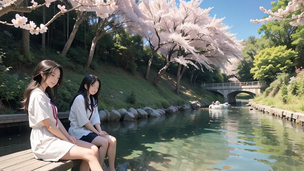 Kawabe after school - High school girls chatting at the riverside、Scenery of relaxing after school
The appeal of a place called Kawabe
In rural Japan、Beautiful nature is spreading。Among them, the riverside is a particularly attractive place。The river flows calmly、The way the clear water shines brightly soothes the heart。The surrounding area is overgrown with greenery、Another appeal of the riverside is that you can enjoy the scenery that changes with the seasons。Cherry blossoms are in full bloom in spring、Cool breezes blow in summer、Autumn leaves are beautiful染まります。
After school for high school girls
After school、High school girls are released from school、I spend my free time。In the midst of a busy day with study and club activities、It's a precious time to relax after school。Spending time at the riverside with friends、It's a special moment for them。
Chatting and laughter
At the riverside、It is common to see high school girls chatting and flowers blooming。Stories about school events and club activities、Future dreams, romance stories, etc.、There is no shortage of topics。While relaxing in nature、Time to enjoy chatting、It's a cozy moment for them。Laughter echoes along with the murmuring of the river、That sound soothes my heart even more。
A leisurely time
You can also spend a relaxing time at the riverside、It's one of the pleasures of high school girls。Sit in the shade of a tree and read a book、Listening to music、It will heal you from your busy daily life。Sometimes I spread out my bento with my friends and enjoy a picnic。While sharing homemade bento、By spending a relaxing time、Friendships will be further deepened。
Four Seasons Discount々の風景
川辺の風景はFour Seasons Discount々It changed with、High school girls enjoy that beauty。Cherry blossoms are in full bloom in spring、The riverside is dyed pink。How much time do you spend under a cherry blossom tree while watching the cherry blossoms、It's something very special。Greenery shines brightly in summer、The water in the river feels cold。On a hot day、Sometimes I soak my feet in the shallow water of the river to cool off。Autumn leaves are beautiful、The riverside landscape is dyed red and yellow。In winter、The serenity has increased、As snow piles up, the landscape becomes even more beautiful。
The murmuring of a river and the sounds of nature
At the riverside、You can always hear the murmuring of the river。Its sound is、It has a calming effect、High school girls relax while listening to that sound。Also、Birds chirping and trees swaying in the wind々The sound of、It makes me feel the joy of spending time in nature。Time spent surrounded by the sounds of nature、It's a precious moment of refreshment for them。
Contact with nature
By spending time at the riverside、High school girls can enjoy being in touch with nature。There are fish and crabs in the river、There are small creatures living there、Sometimes we also observe them。Also、Looking for a four-leaf clover、Picking wild flowers is also a fun activity。What is contact with nature、It's a heart-enriching experience for them。
Memories at the riverside
What time do you spend at the riverside after school、It will be an irreplaceable memory for high school girls。Laughter and chatter spent time with friendoments moved by the beauty of nature, etc.、Everything will stay in my mind。A moment at the riverside、As a page of their youth、It will be an important memory you will never forget。
local community