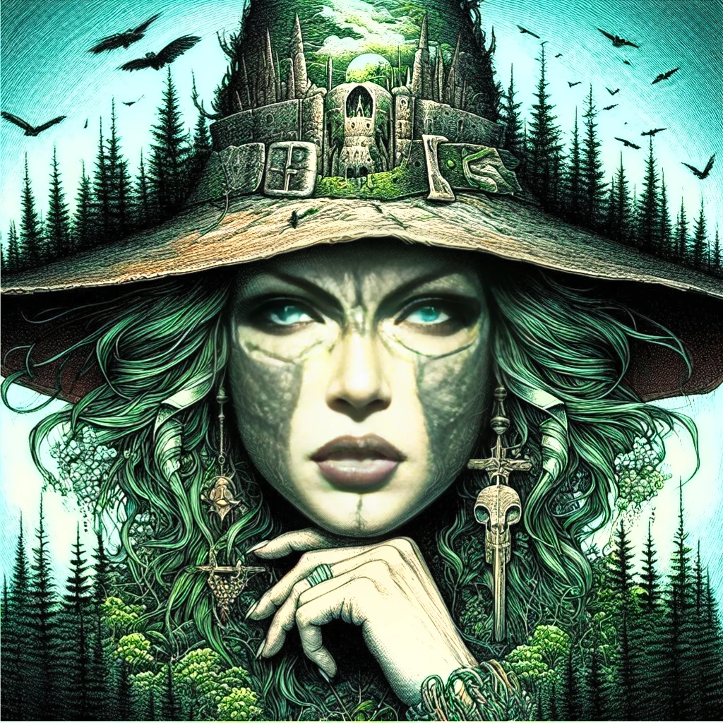 greeneyes,green trees