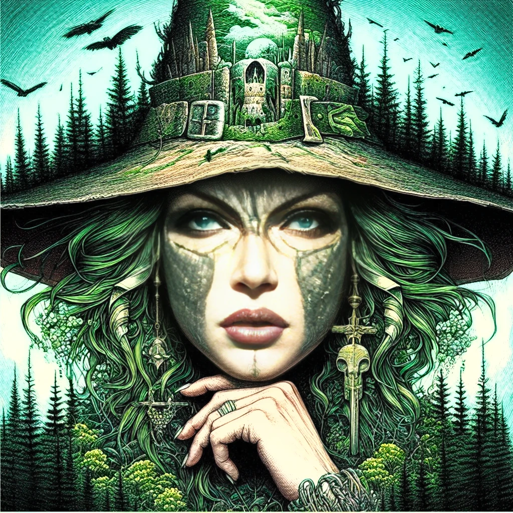 greeneyes,green trees