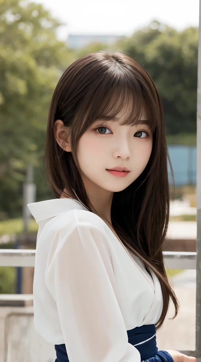 Tabletop、masterpiece、One Girl、Front view from the front、Japanese、Very young and pretty woman、(The cutest girl in the world)、17-year-old student、Makes your face smaller、Attractive person、Super cute face、Glossy Lips、Double eyelids on both eyes、 Natural Makeup、Long eyelashes、Black Hair、Asymmetrical Bangs、Center image、8k resolution、Advanced Details、Detailed hairstyle、Detailed face、Great cinema lighting、Vibrant、Ultra-realistic、Perfect limbs、Perfect Anatomy、Against the background of fireworks、Wearing a yukata with sleeves、View from the waist up、