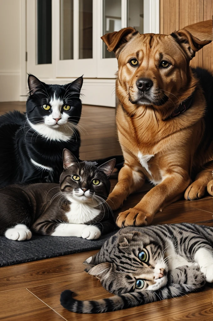 Cat and dog