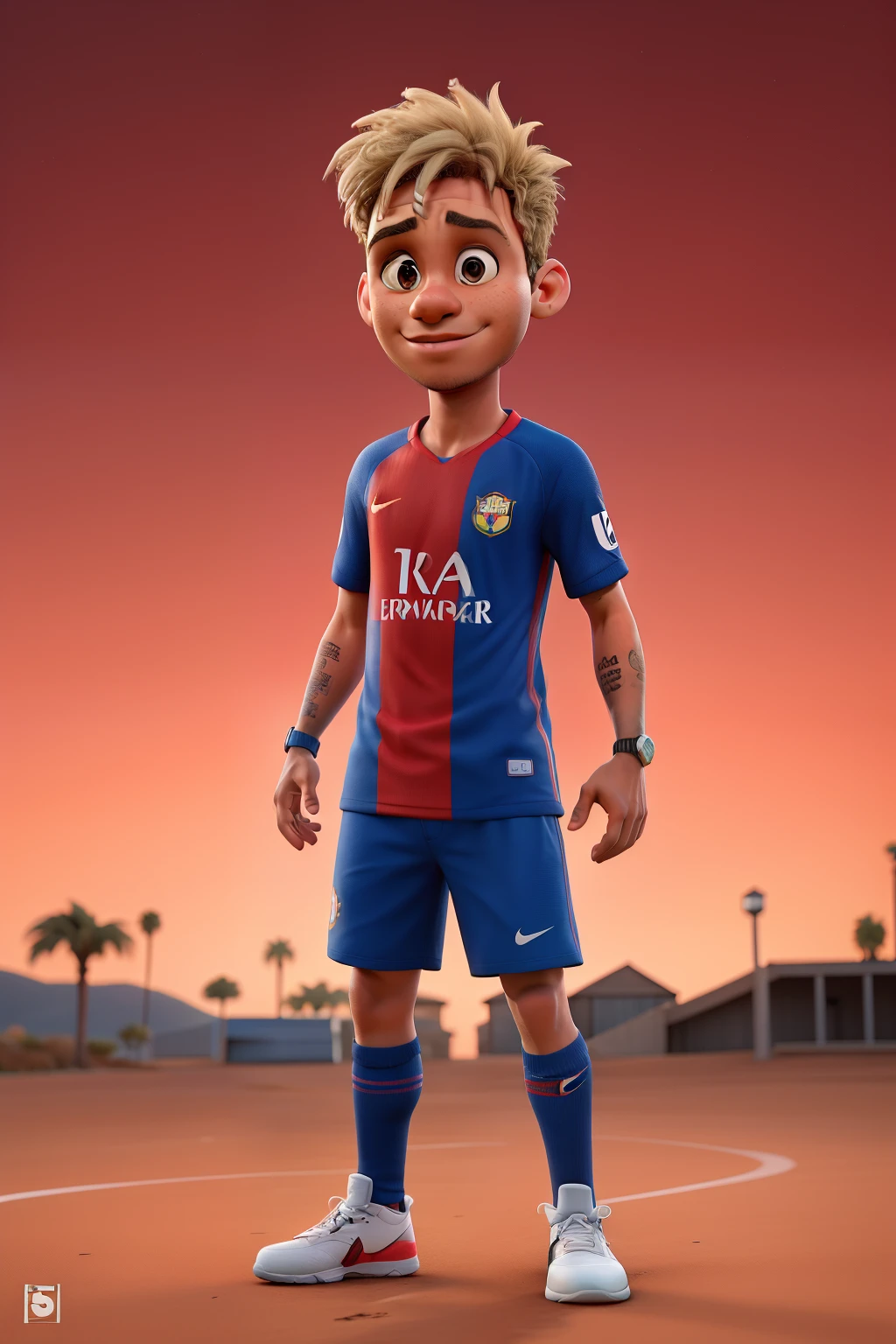 create a movie cover for neymar junior