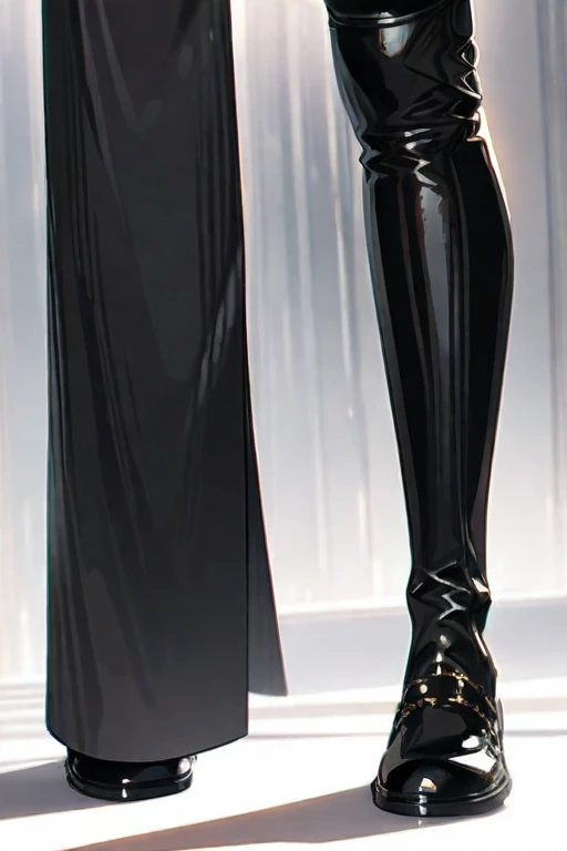 ((Best quality)), ((masterpiece)), (detailed), The black leg