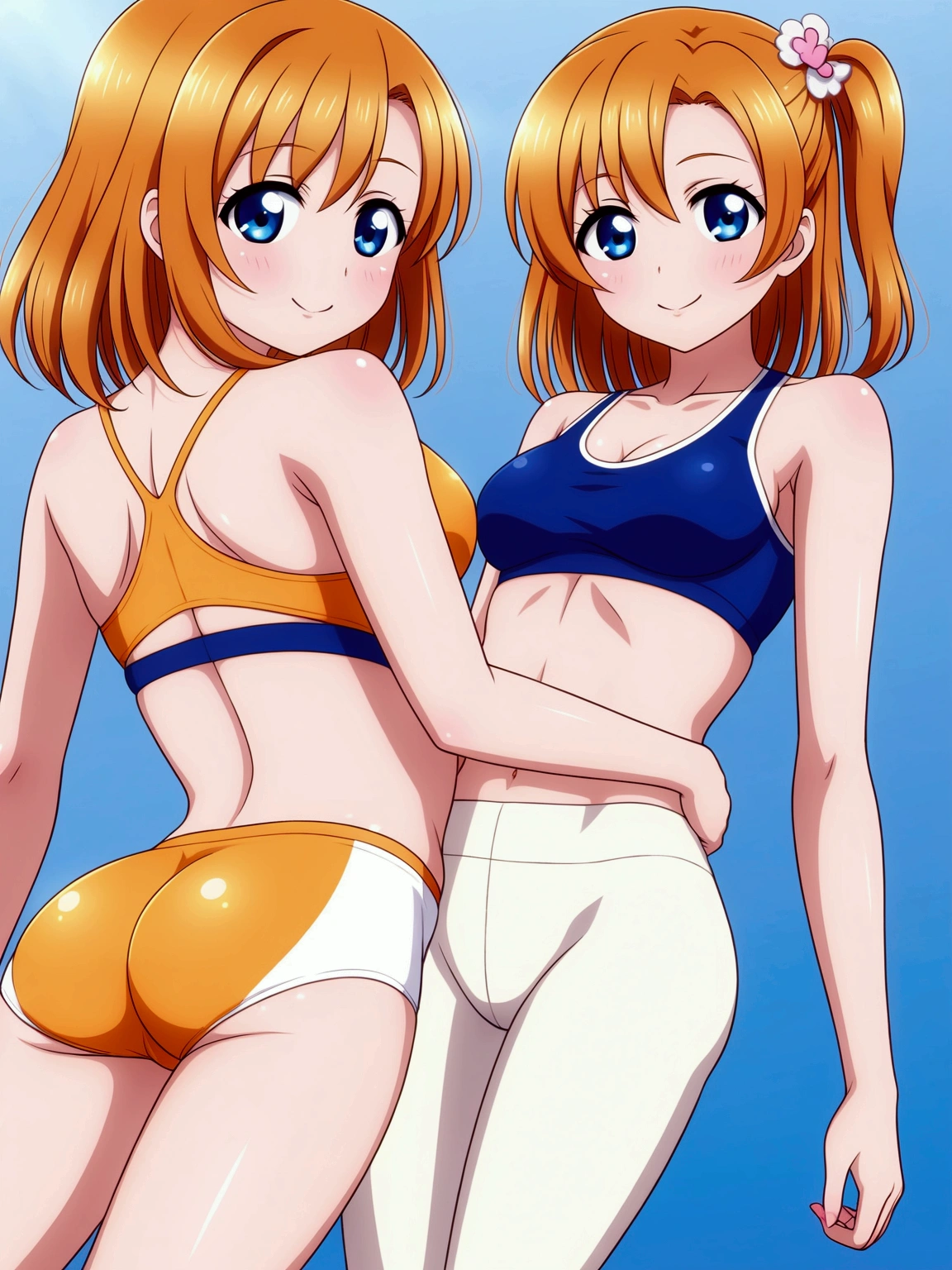 amicia michella - nijisanji, anime style, 1boy, deep violet hair, short hair, wavy hair, crop top, midriff, girly face, blushed, seductive, wide hips, thick thighs, huge round ass, flat chested, (((full flat chest))), (((bulge))), full body, dynamic pose, office, absurdres, high res, ultrasharp, 8K, masterpiece, looking at viewer, CuteTraps