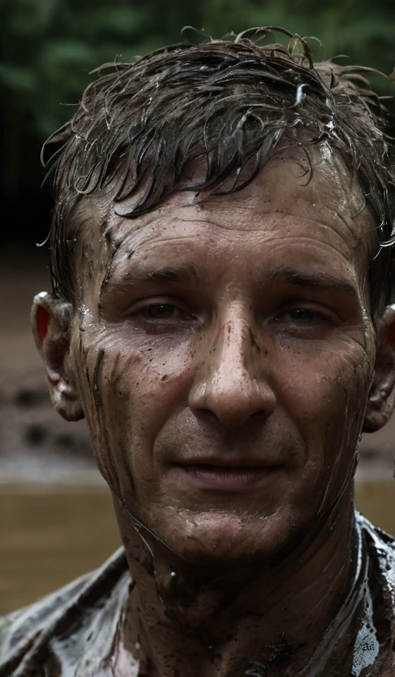 ~*~photographic~*~ head of a man closeup RAW:1.7 Emerging From A Muddy Lake BREAK Stressed Out:2.0, fearow:1.7, pain:2.0, downtown:2.0, dead downtown BREAK ripples, Raby, dark scene, atmospheric, Sheets, dirt, humor assustapain, detailedeyes, skin detailed, rembrandt lighting, flashlight to the sides:2.0,