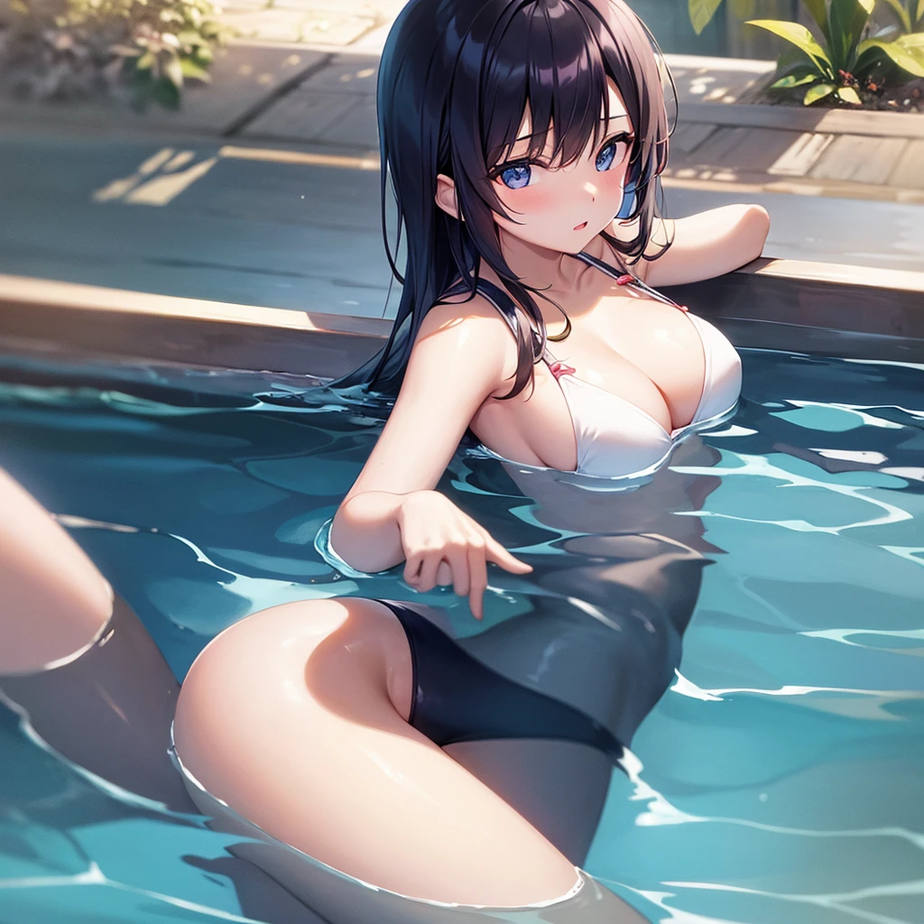 Very sexy girls in Japanese swimming