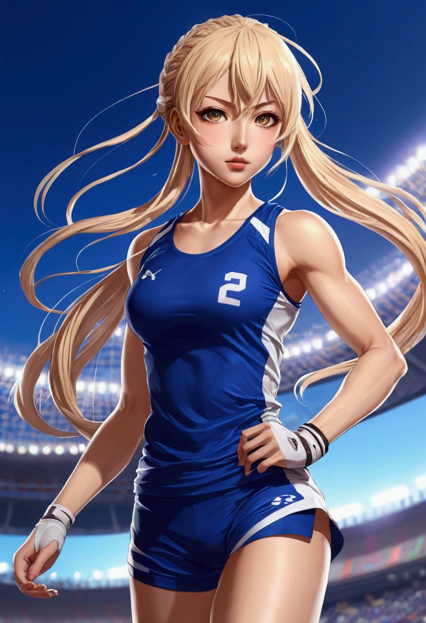 athlete anime girl
