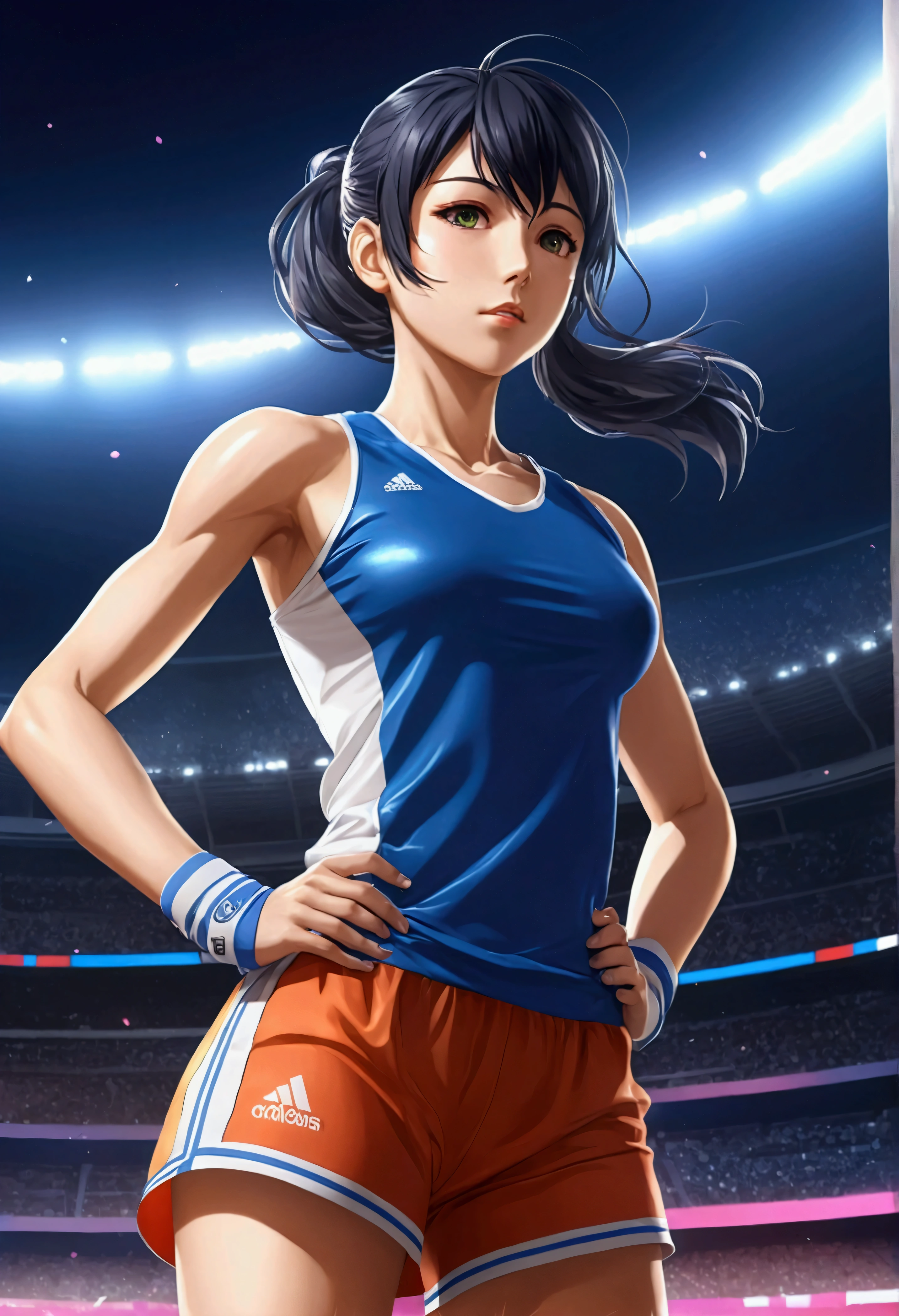 athlete anime girl