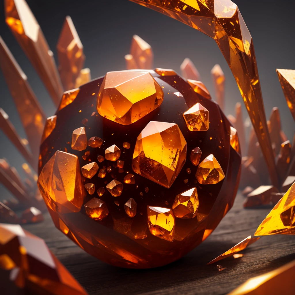 amber crystals