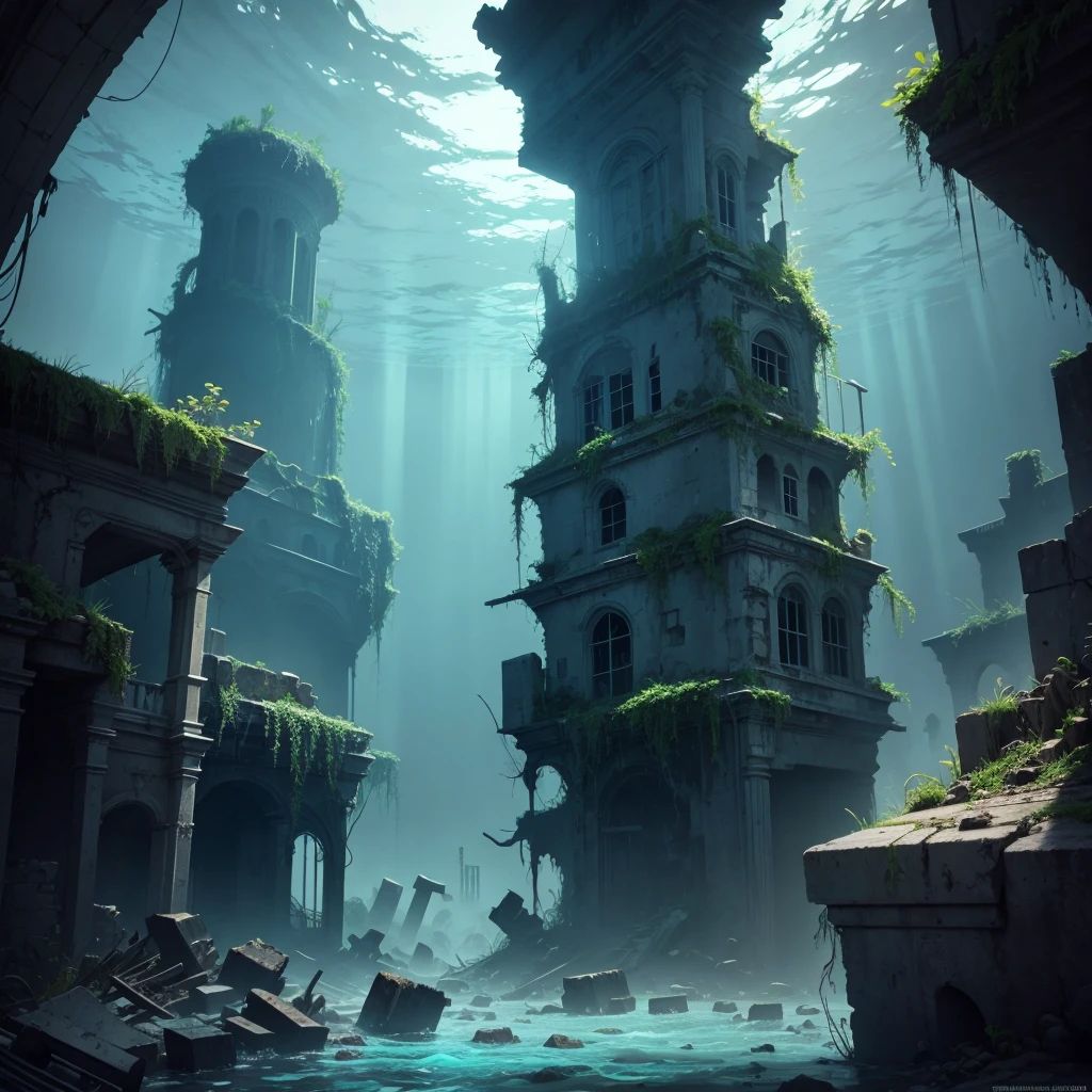 ruins under the sea