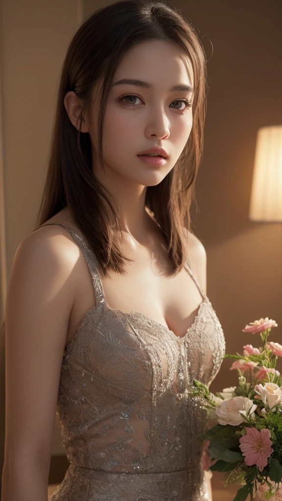 (Realistic, photo-Realistic:1.37)、 (Super Detail), (((masterpiece))), Highest quality, Very detailed, Detailed Background、8k,Tabletop, Highest quality, shape, Very detailedな, finely, High resolution, 8k wallpaper, 完璧なダイナミックな構shape, Beautiful and detailed, Women's Fashion Summer,Short Bob Hair, smile,Harajuku, 18-year-old girl,cute,sexy shot looking at camera,Light blue underwear,(Thong:1.5),(teeth),(From behind),(Get on all fours), Five-fingered, Glowing Skin, Spread your legs wide,Random sexy poses