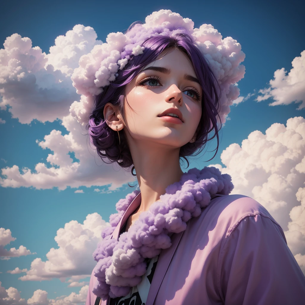 purple clouds