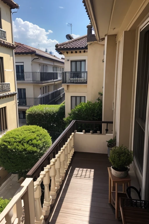 Luxury House、Balcony