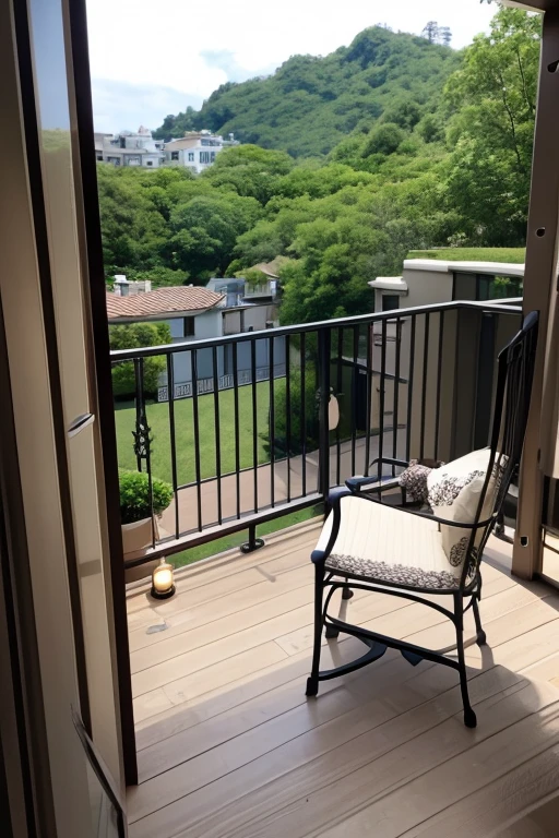 Luxury House、Balcony