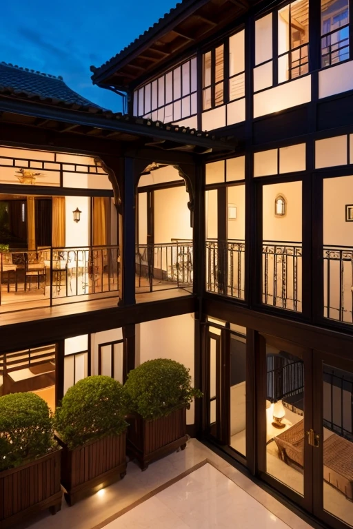 Luxury House、Balcony