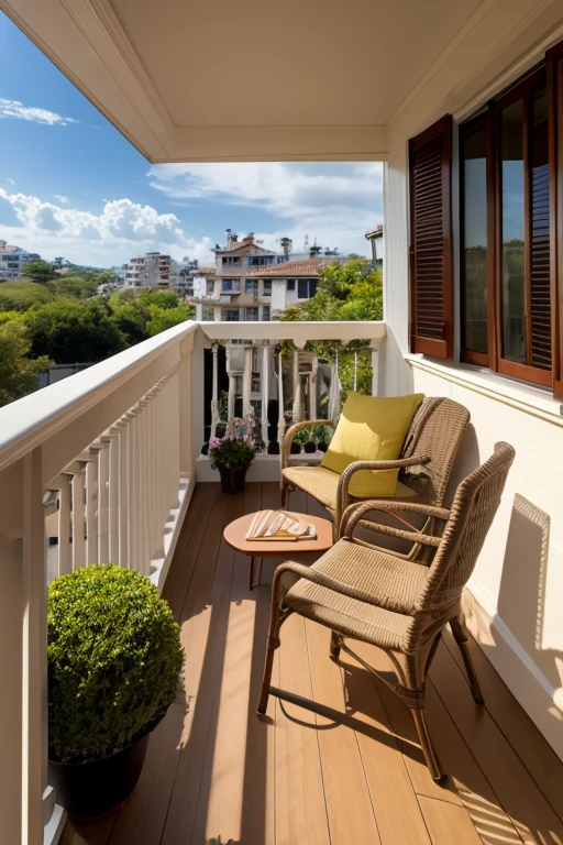 Luxury House、Balcony