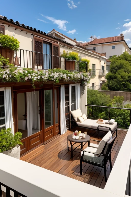 Luxury House、Balcony