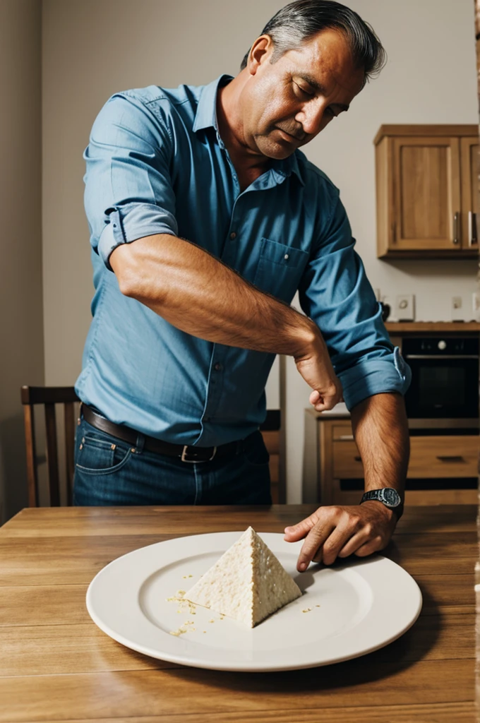 Dad plating with a triangle