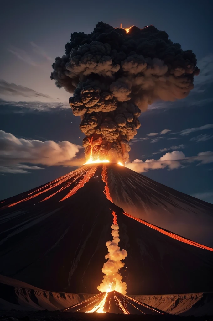 Erupting Volcano Epic 8K