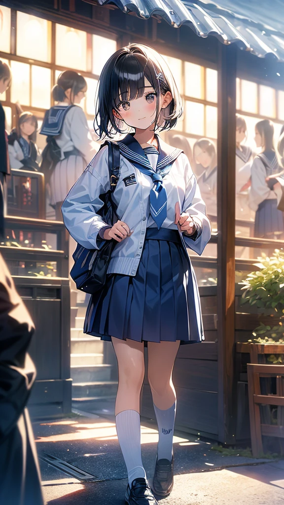 nswf Japanese:1.3,(masterpiece: 1.2, Highest quality, masterpiece, Clearer images), (Bright colors), ((Take clear photos even from a distance)), (Multiple Girls), (Harem), (School classmates), (((All school uniforms have the same design))), (((Everyone is wearing the same dark blue skirt))), ((18-year-old)), ((prostitution婦)), (prostitution宿), (cute Japanese((6 Girls))), (((infant'face))), ((Group shot)), (Group selfie), ((I can see your butt from your thighs))、 (Head to toe full body view), front, frontやや下からの構図, Symmetric, 18-year-oldの背の高い女の子, alone, (Head to toe),Wide-angle, Soft Light, ((((Laugh with your mouth wide open)))), (Normal size breasts), ((prostitution)), (Lure), ((Audiences love it)), (((A lot of hearts are flying))), landscape、((((Spread your legs:1.5)))、((Female masturbation:1.8))、((Grab your chest:1.3)),(((Good lift:1.4)))、(((Show something good:1.5)))、(Skirt Lift:1.3) 、One eye closed、Push out''between legs、((Young people))、((((Knee-length white loose socks))))、(((classroom)))、(((sitting on desk)))