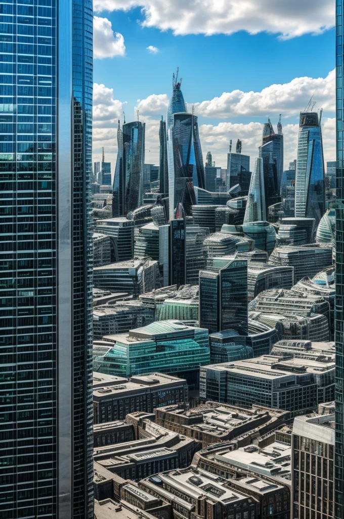 City of London Futuristic 8K