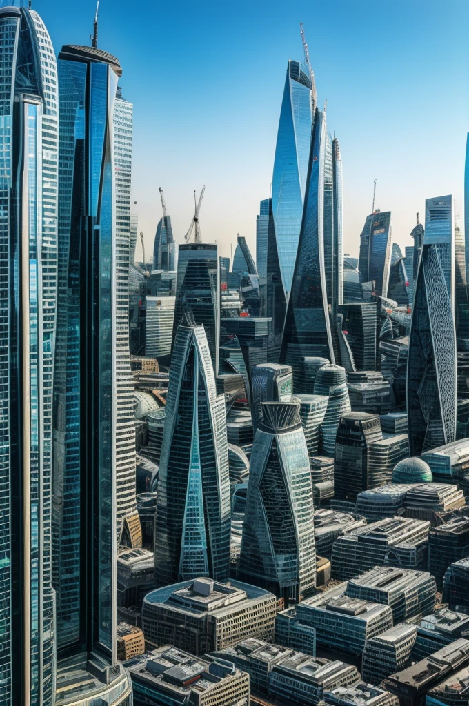 City of London Futuristic 8K