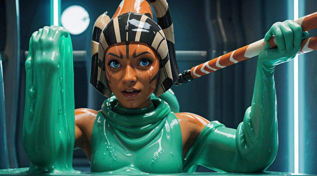 AHSOKA covered in slime