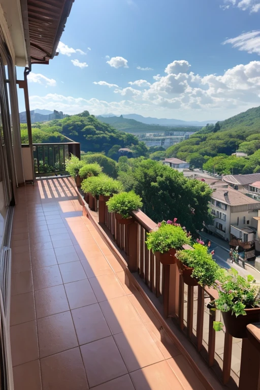 Balcony、landscape