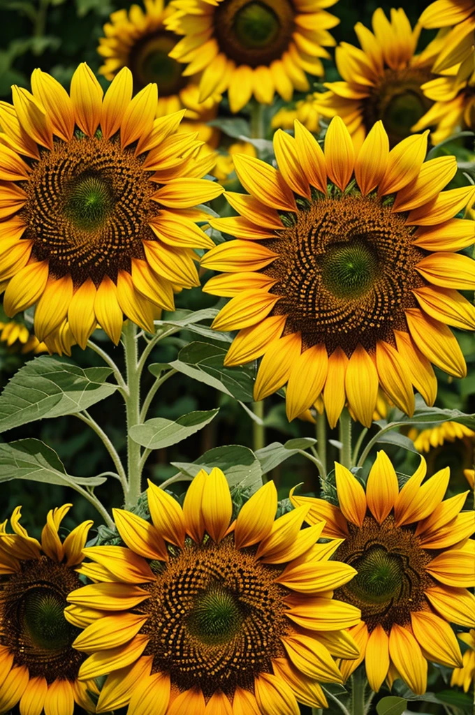 Create a sunflower and the name Lorena