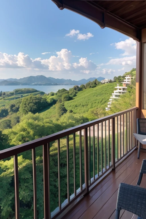 Balcony、landscape